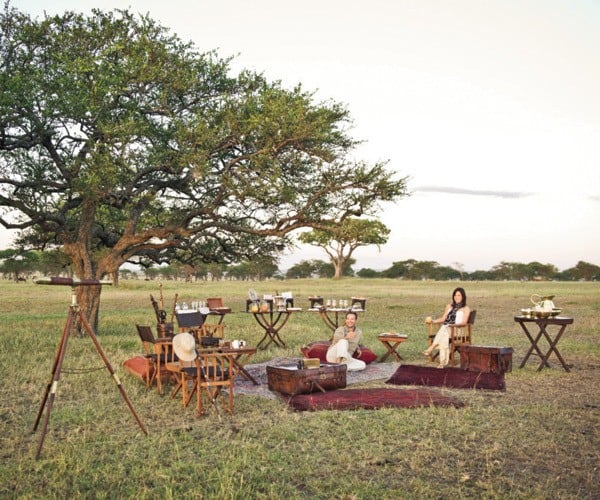 Picnicking on the African plains