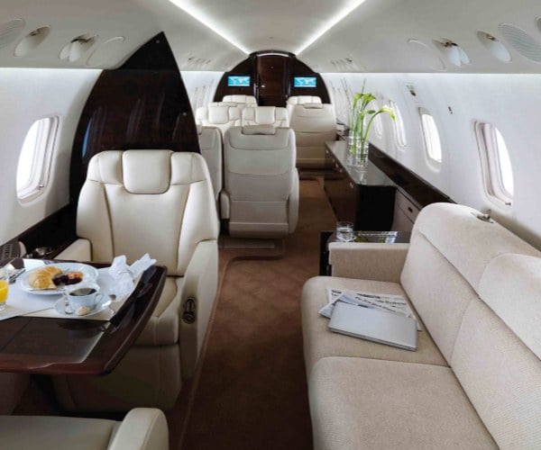 Large private jet