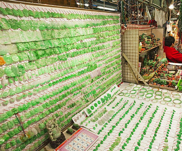 Myanmar jade market