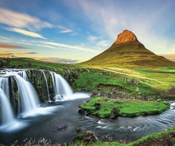 Natural stone bridge in Snaefellsnes Peninsula, Iceland