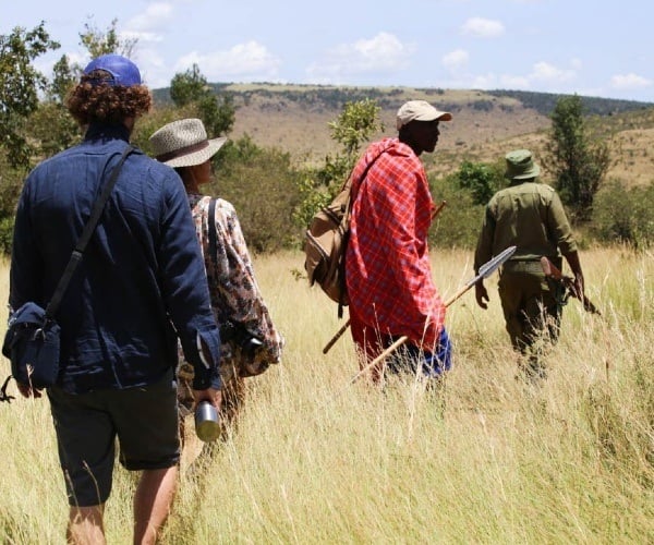 The magic of a guided bush walk in Kenya’s Maasai Mara