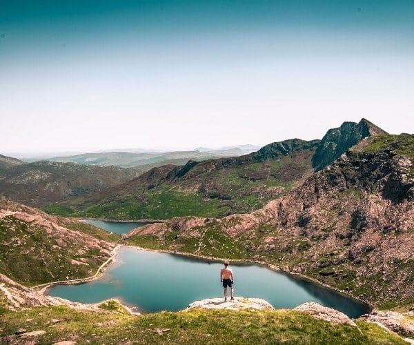 Scaling Snowdon in Snowdonia National Park