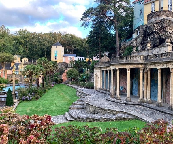 Architceture in Portmeirion village, Snowdonia