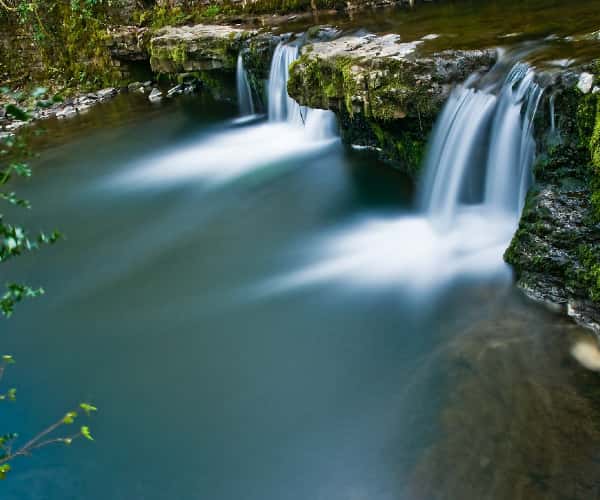 Pontneddfechan Little Canyon for Wild Swimming in Brecon, Wales