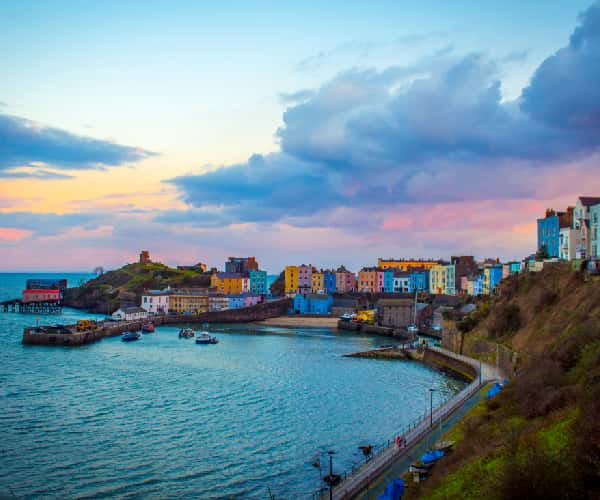 Tenby harbour, the jewel in the crown of the Welsh Riviera