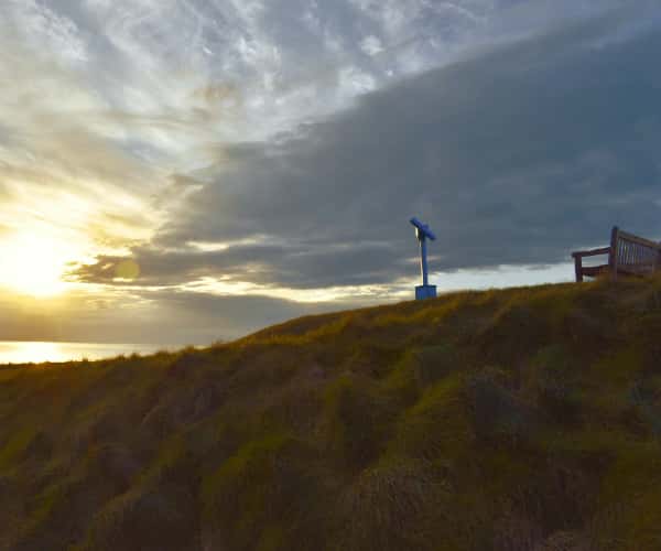 A perfect lookout spot in Ceredigion