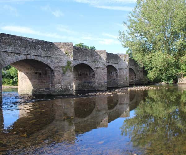 The bridge in Crickhowell