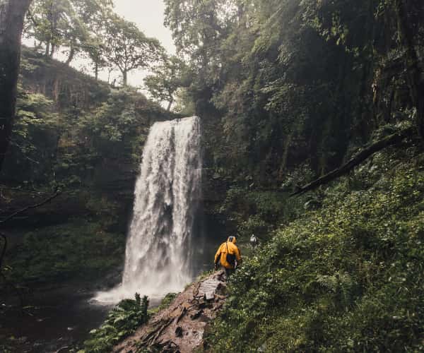 A magnificent waterfall in the Brecon Beacons