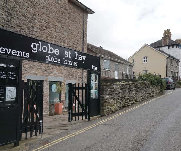 The famous Globe theatre in Hay-on-Wye