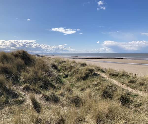 The beach at Prestatyn, North Wales