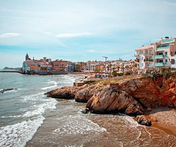 Sitges Beautiful coastline