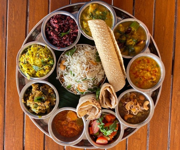 Vegan Thali at LUX South Ari Atoll