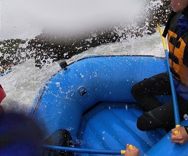 White water rafting in Iceland's Golden Circle