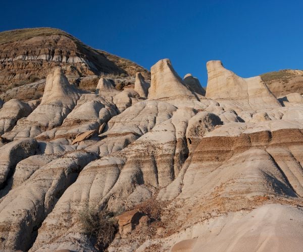 Hoodoos in the Canadian Badlands