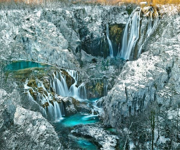 Christmas time at the Plitvice Lakes