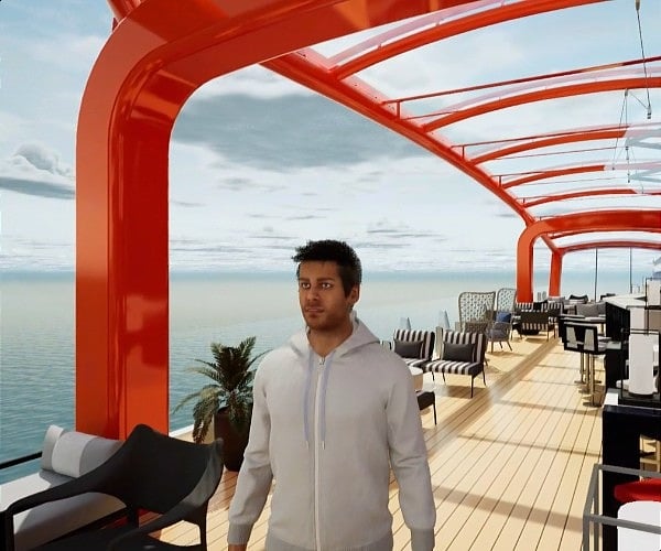 The world's first digital cruise ship experience in the metaverse