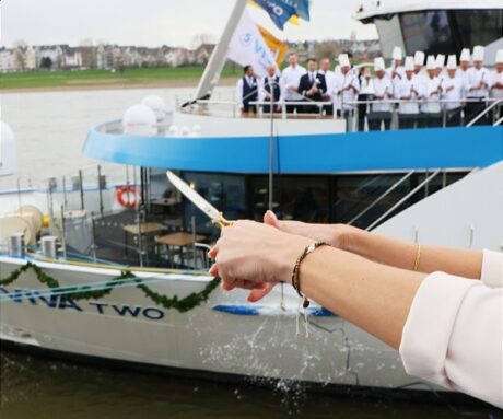 VIVA TWO christened for luxury cruising on Europe's rivers