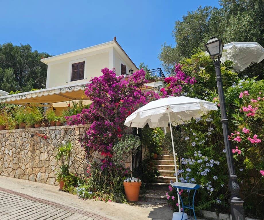 Our favourite places to eat in the South Ionian Kastro Cafe Kefalonia