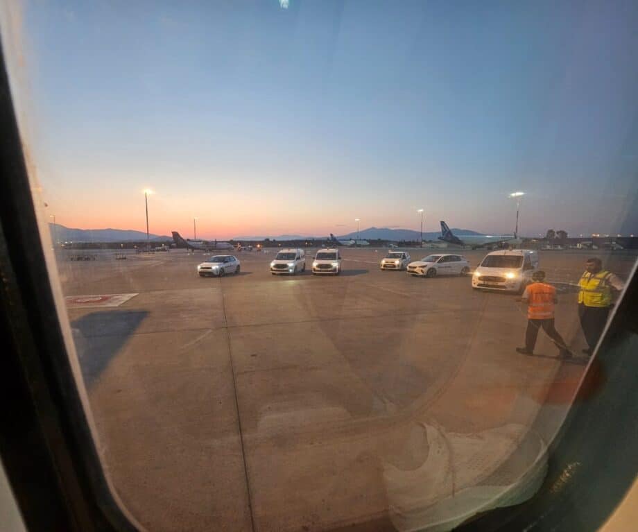 Olympic Air after aborted take off