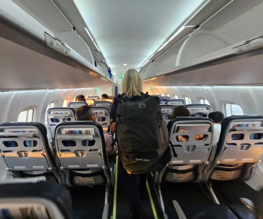 Olympic Air on plane