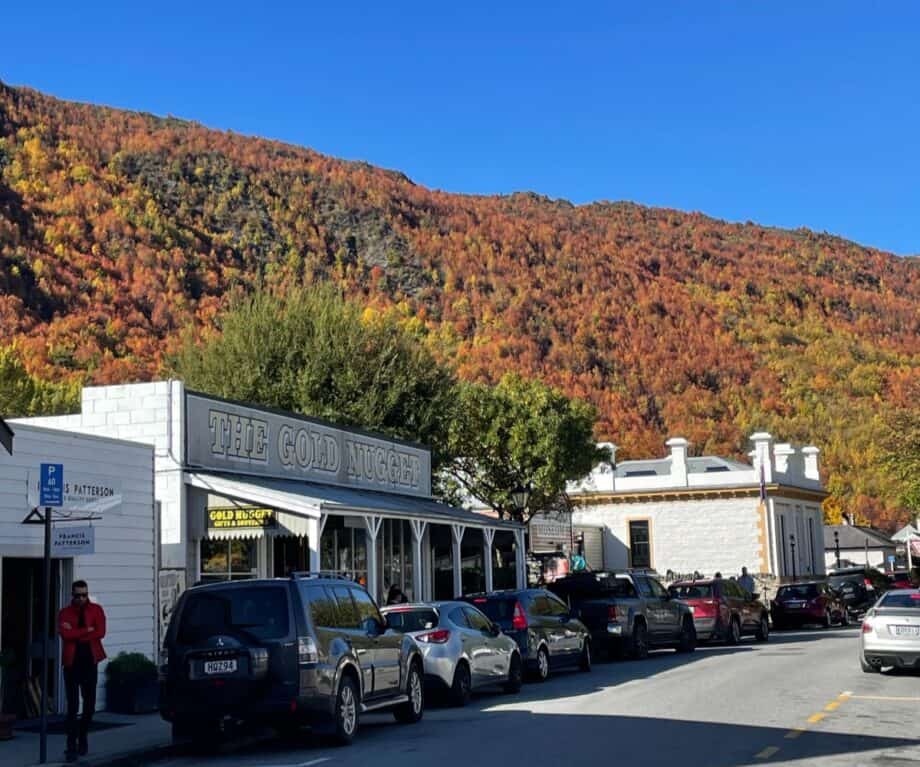 Arrowtown with its autumn backdrop of trees