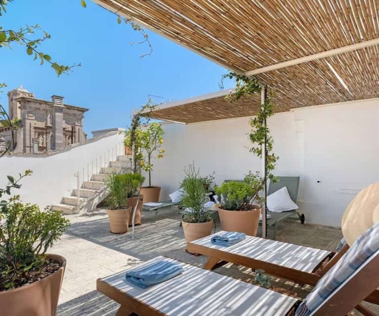 Palazzo living in the Salento region of Puglia , Italy