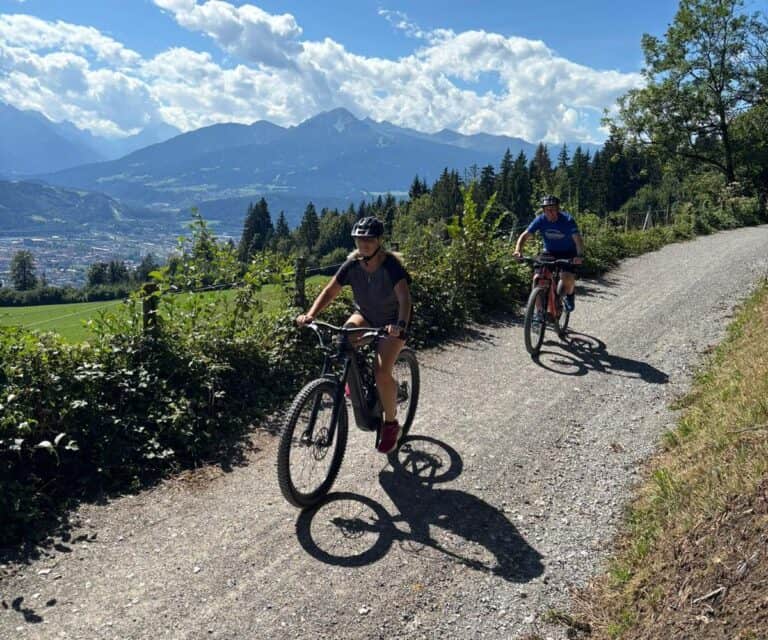 Exploring Innsbruck by bike
