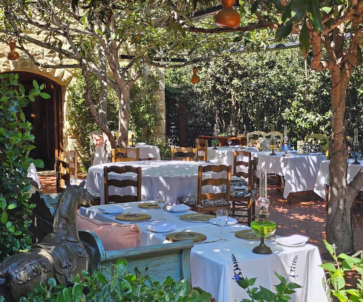Brunch at San Ysidro Ranch, Santa Barbara, California